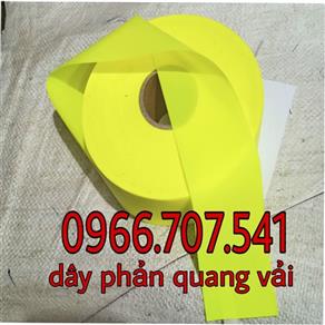 DÂY PHẢN QUANG VẢI XANH CHUỐI 5CM