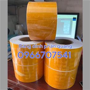 BĂNG DÍNH PHẢN QUANG MÀU VÀNG 10CM