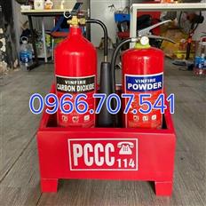 KỆ ĐỰNG 2 BÌNH CHỮA CHÁY