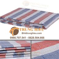 BẠT KẺ SỌC XANH TRẮNG ĐỎ