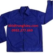 Bảo hộ trung hiếu  ÁO BẢO HỘ LAO ĐỘNG MÀU XANH TK02