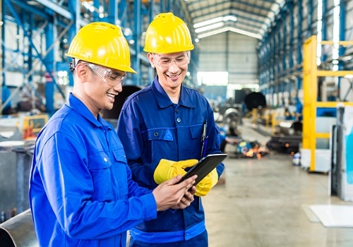 mũ bảo hộ lao động công trường