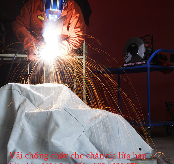 Bạt chống cháy khi hàn