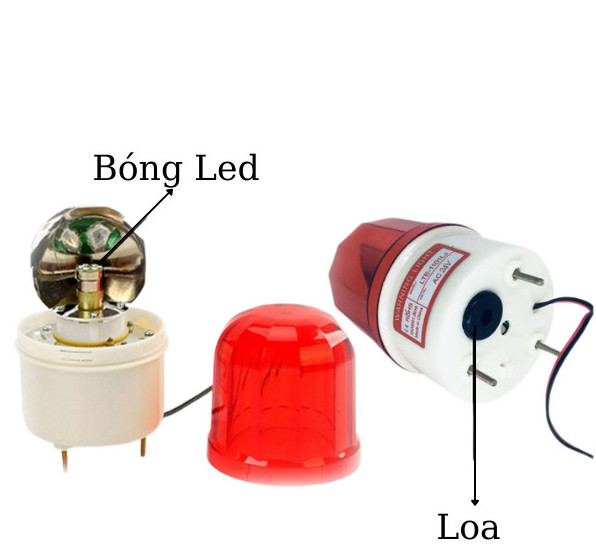 Đèn xoay cảnh báo công trường