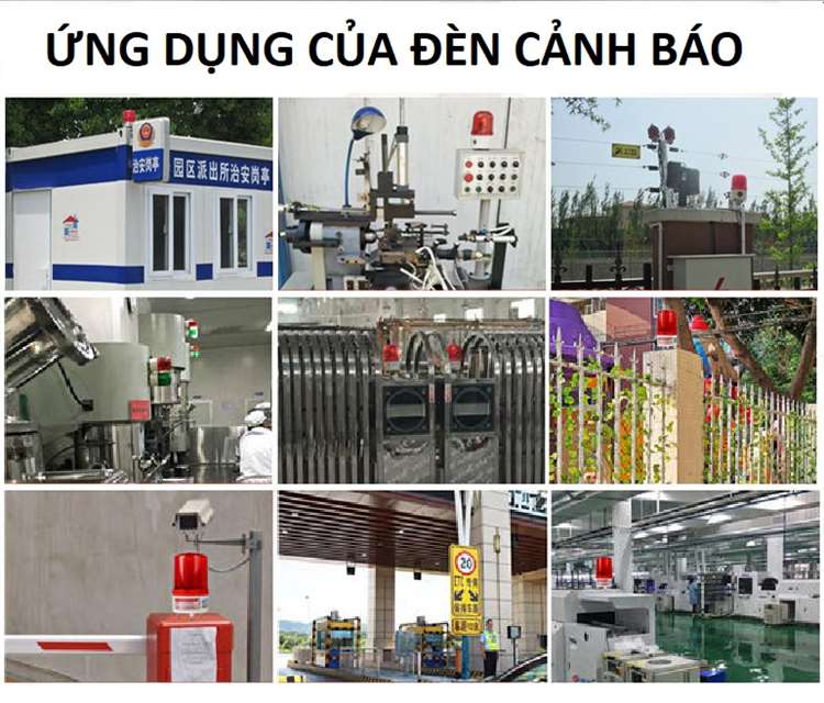 Đèn xoay cảnh báo công trường